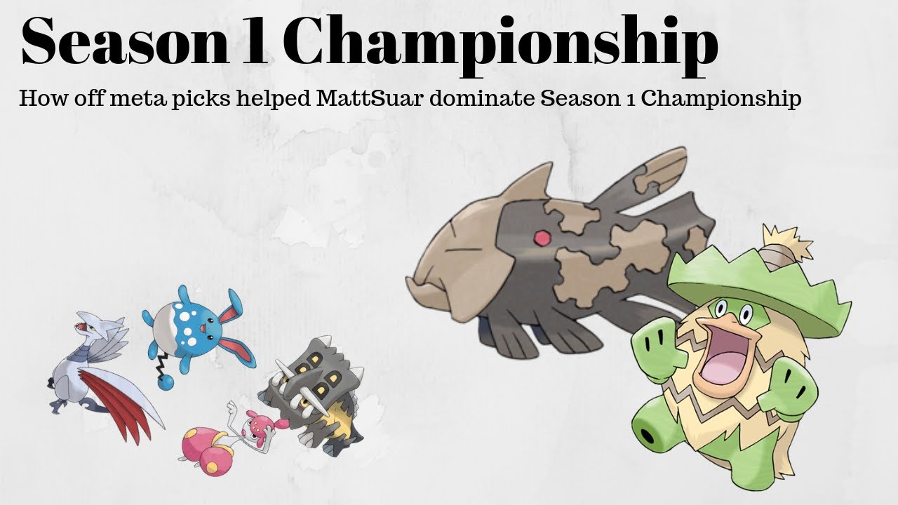 Expert Use of Relicanth and Ludicolo (Season 1 Championship Shoutcast – MattSuar)