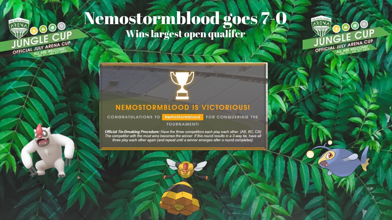 Nemostormblood goes 7-0 at Largest Open Qualifier (Jungle cup)