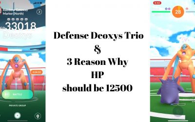 Defense Deoxys Trio & 3 Reason Why 12500 HP Should Return