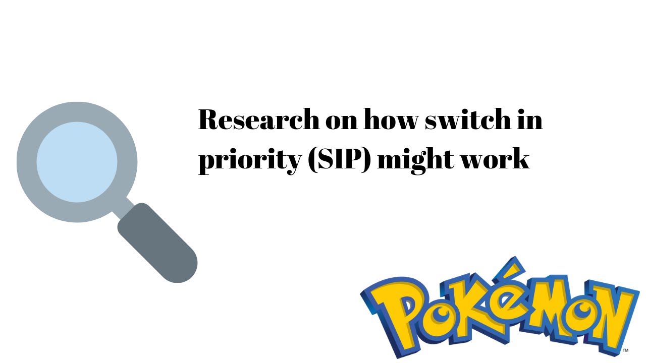 Research on how switch in priority (SIP) might work