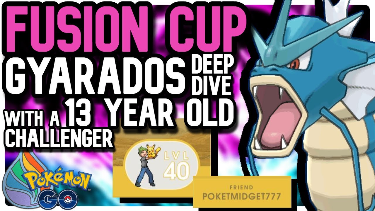 FUSION CUP SPICE PICK!! GYARADOS DEEP DIVE with 13 year old year old CHALLENGER!