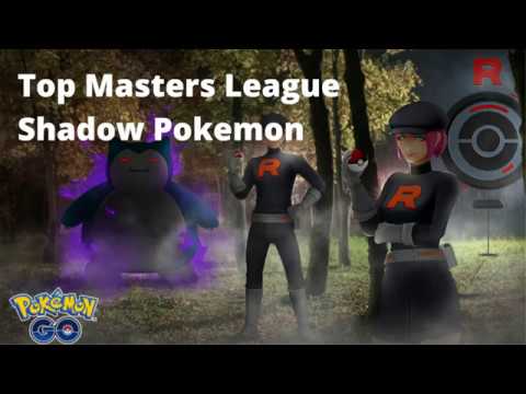 Top Master League Shadow Pokemon