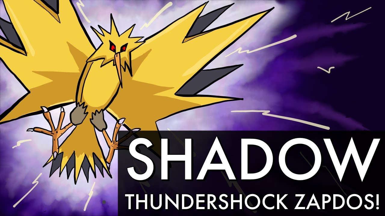 SUPER RARE THUNDER SHOCK SHADOW ZAPDOS GAMEPLAY | GREAT LEAGUE | GO BATTLE LEAGUE