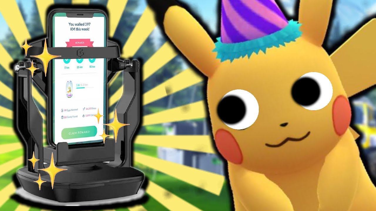 PLAY POKEMON GO SAFE INDOOR’S w/ SOLER PHONE SHAKER!