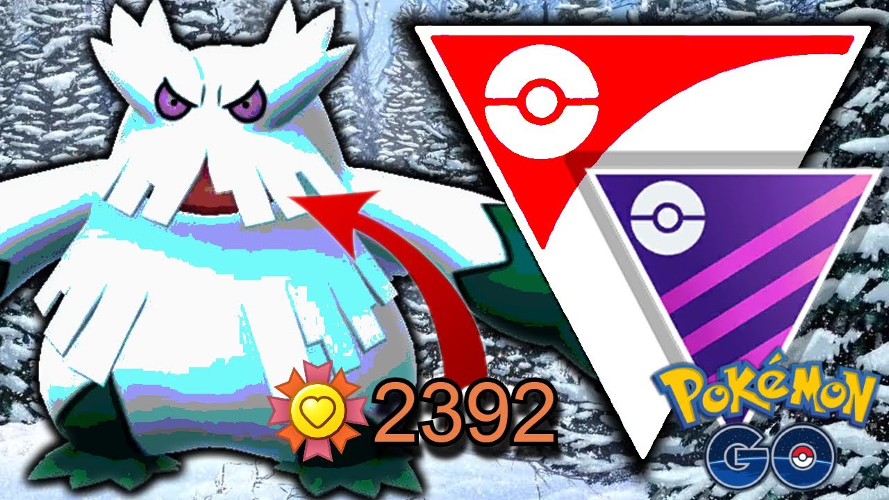 CP 2392 ABOMASNOW IN MASTER PREMIER GO BATTLE LEAGUE?! | Pokemon GO