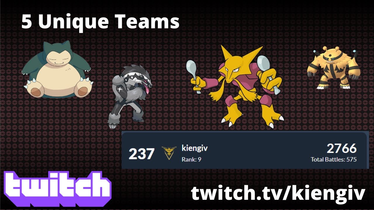 REACHED TOP 250 WITH 5 UNIQUE TEAMS | GO BATTLE LEAGUE