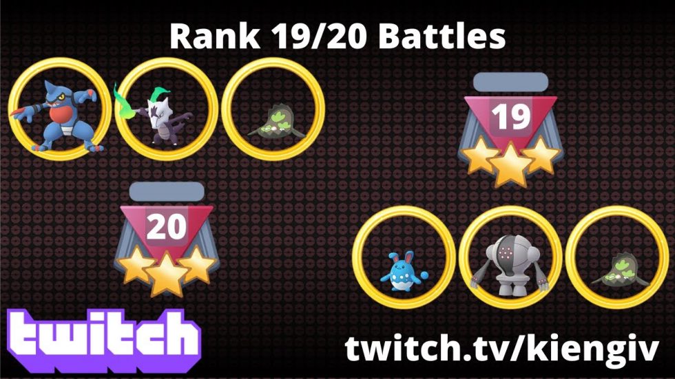 MY RANK 19/20 BATTLES GO BATTLE LEAGUE Pokebattler