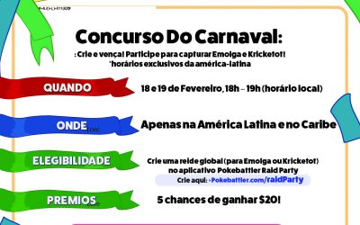 Concurso de Carnaval do Pokebattler Raid Party