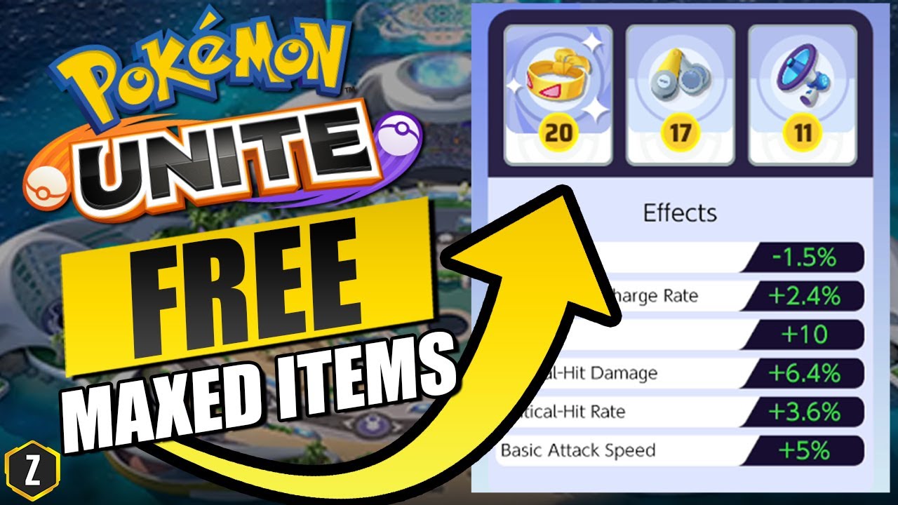 How to Upgrade Items for FREE! Pro Tips and Tricks in Pokémon Unite!