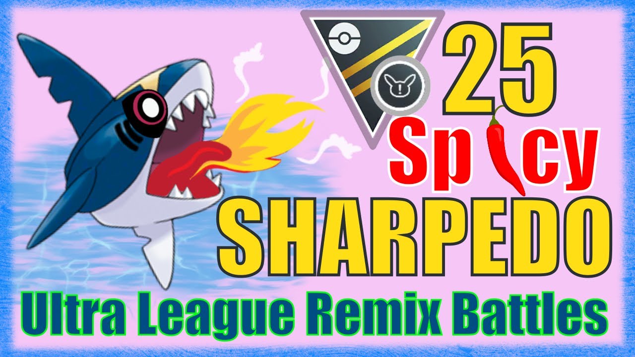 ACTUALLY WENT POSITIVE WITH 25 UNIQUE SHARPEDO TEAMS | ULTRA REMIX | GO BATTLE LEAGUE