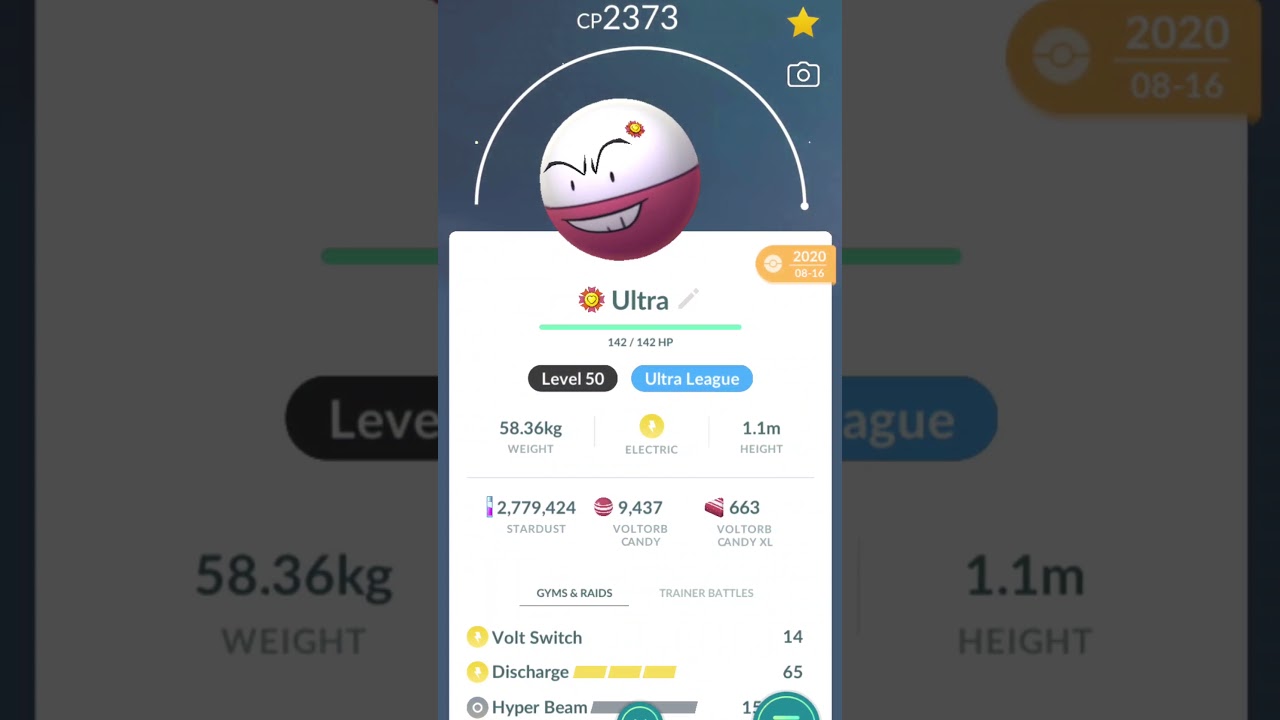 Kieng’s Current Level 50 Pokemon (October 2021)