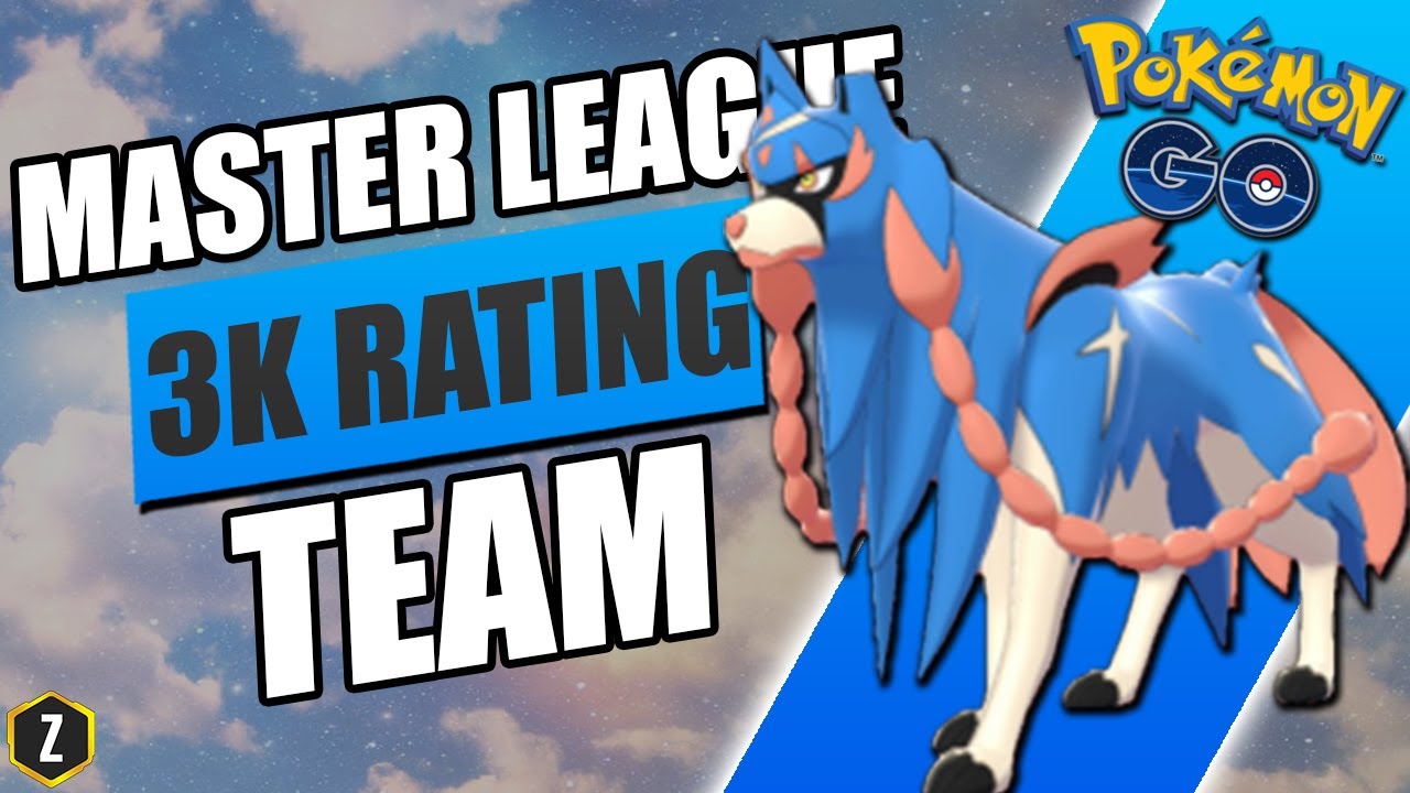 *LEGEND* Zacian Team for Master League Classic in Pokémon GO Battle League!