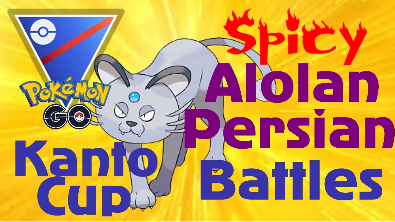 ALOLAN PERSIAN KANTO CUP BATTLES | GO BATTLE LEAGUE