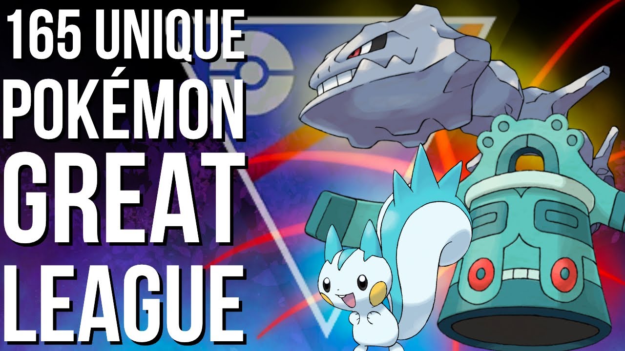 165 UNIQUE POKEMON GREAT LEAGUE CHALLENGE