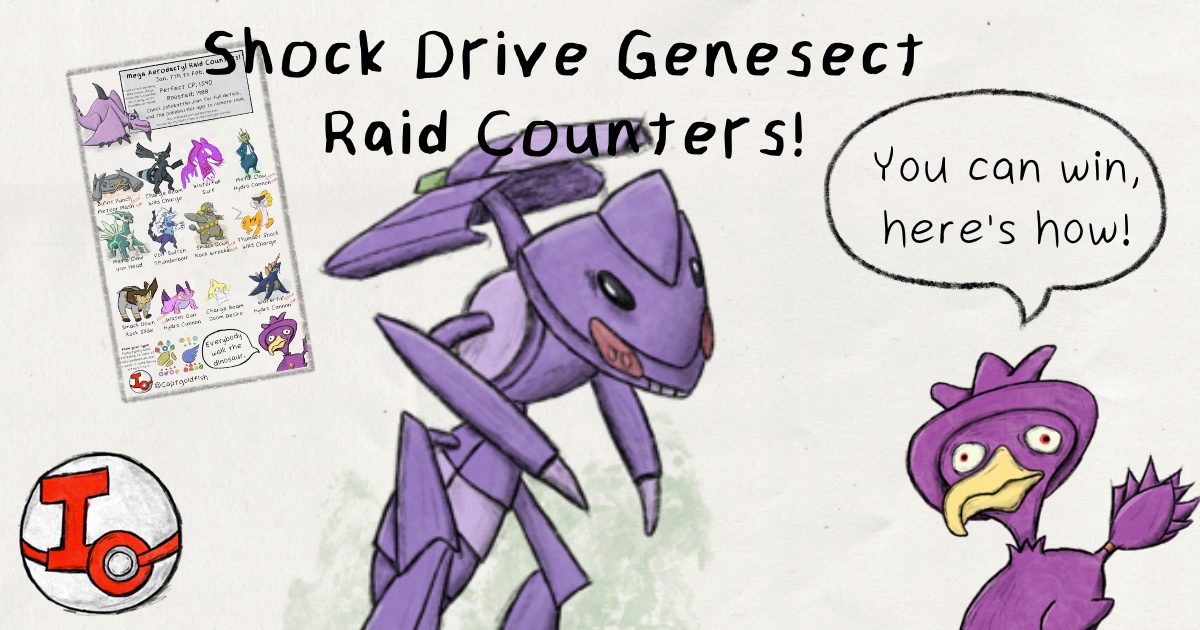 Shock Drive Genesect Raid Guide