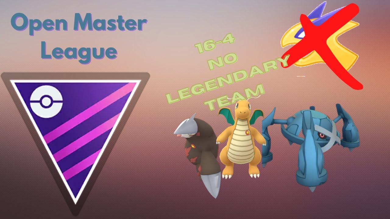 80% Win Rate No Legendary Team Open Masters | GO Battle League