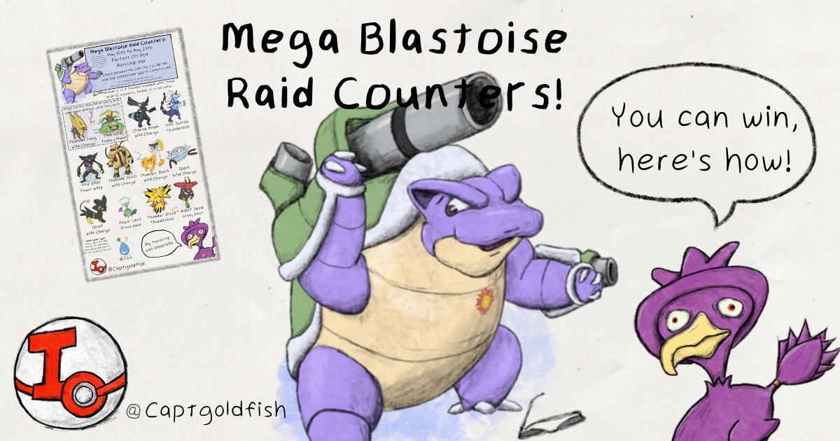 Mega Blastoise Raid Guide