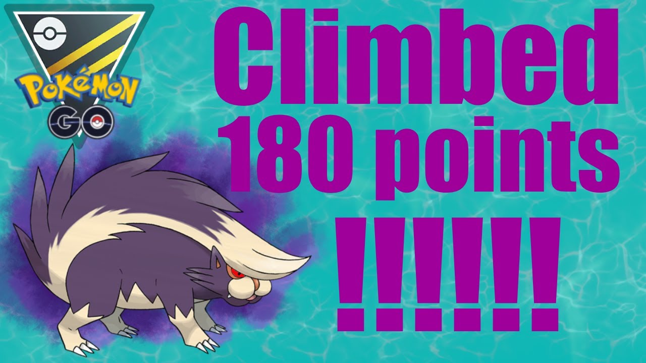 CLIMBED 180 POINTS WITH XL SHADOW SKUNTANK | GO BATTLE LEAGUE