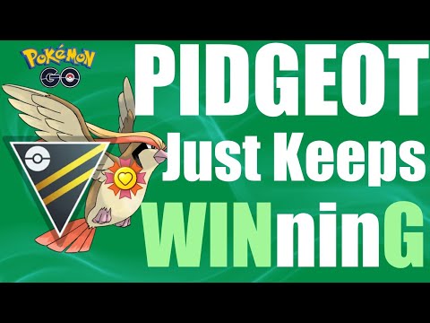 PIDGEOT JUST KEEPS WINNING (18-7) | GO BATTLE LEAGUE