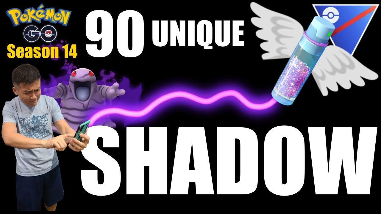 90 UNIQUE SHADOW CHALLENGE | GO BATTLE LEAGUE