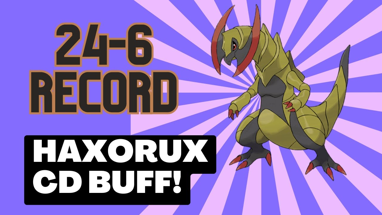 80% WIN RATE WITH CDAY HAXORUS TEAM | GO BATTLE LEAGUE