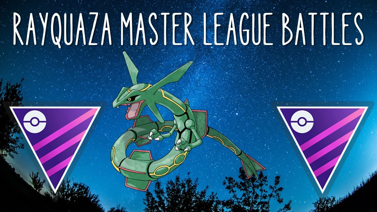 TRYING RAYQUAZA IN MASTER LEAGUE | GO BATTLE LEAGUE