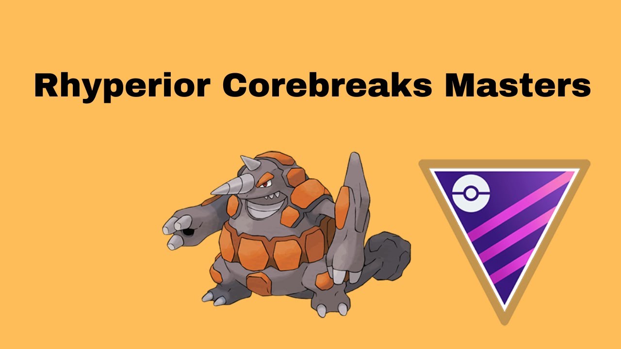 RHYPERIOR IS THE MASTER LEAGUE COREBREAKER | GO BATTLE LEAGUE