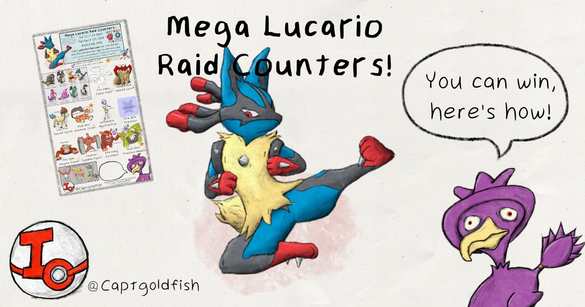Mega Lucario Raid Guide