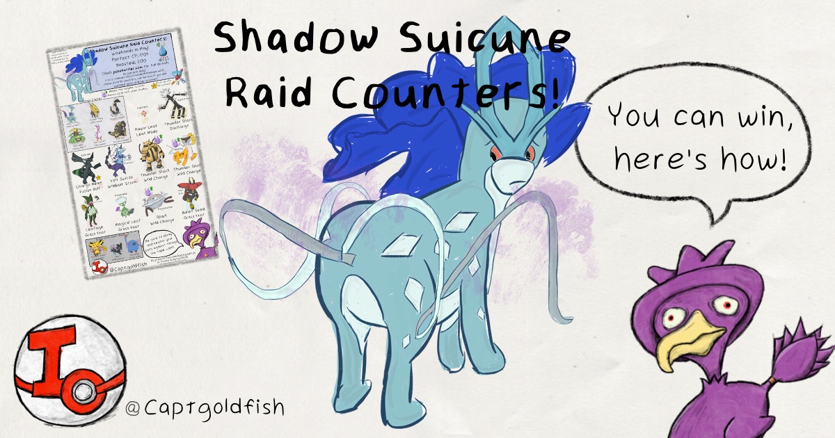 Professor Geekbeak’s Raid Research: Shadow Suicune