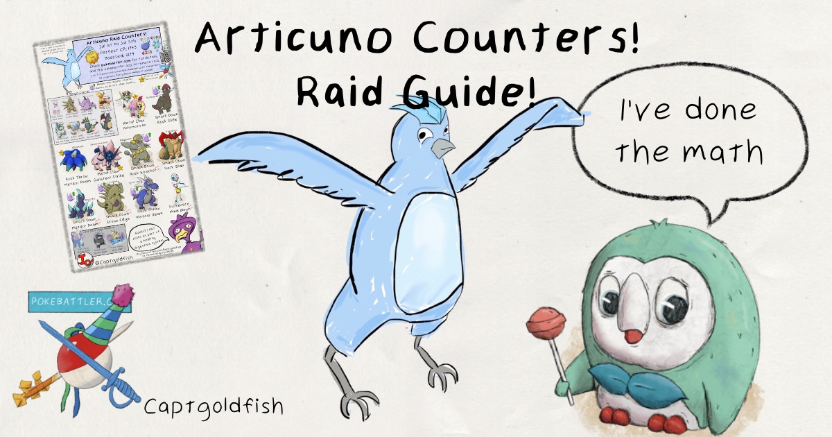 Professor Geekbeak’s Raid Research: Articuno